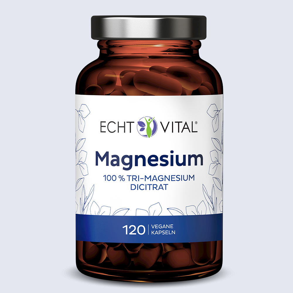 Magnesium - 1 Glas mit 120 Kapseln